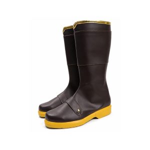 Black Gold Fantasy Cosplay Footwear