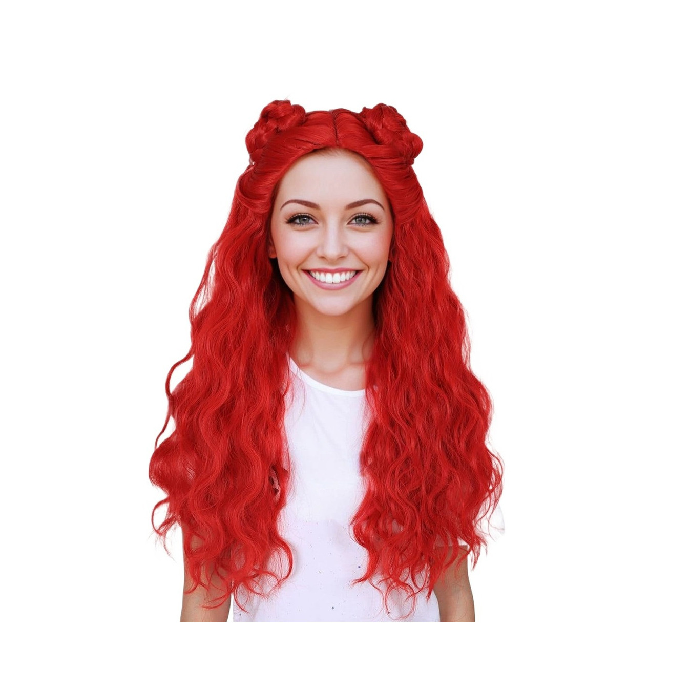 Descendants 4: The Rise of Red Red Princess Wig
