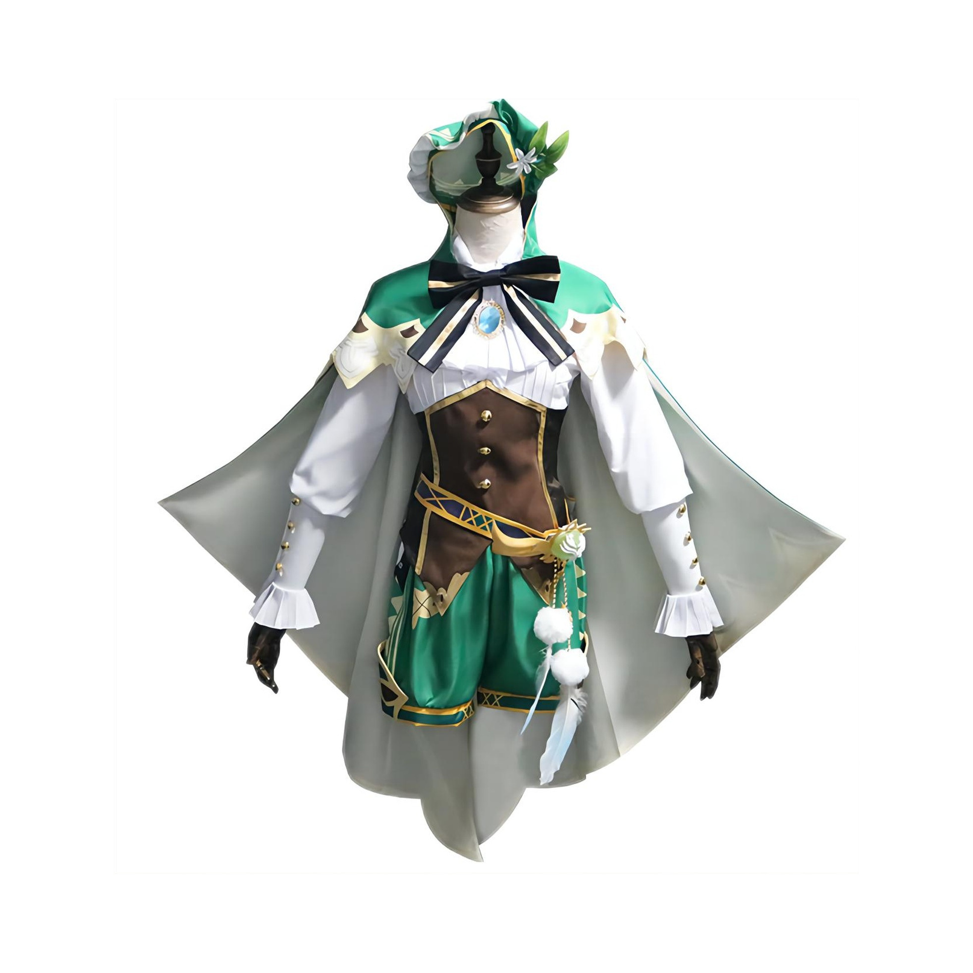 Genshin Impact Venti green Costume