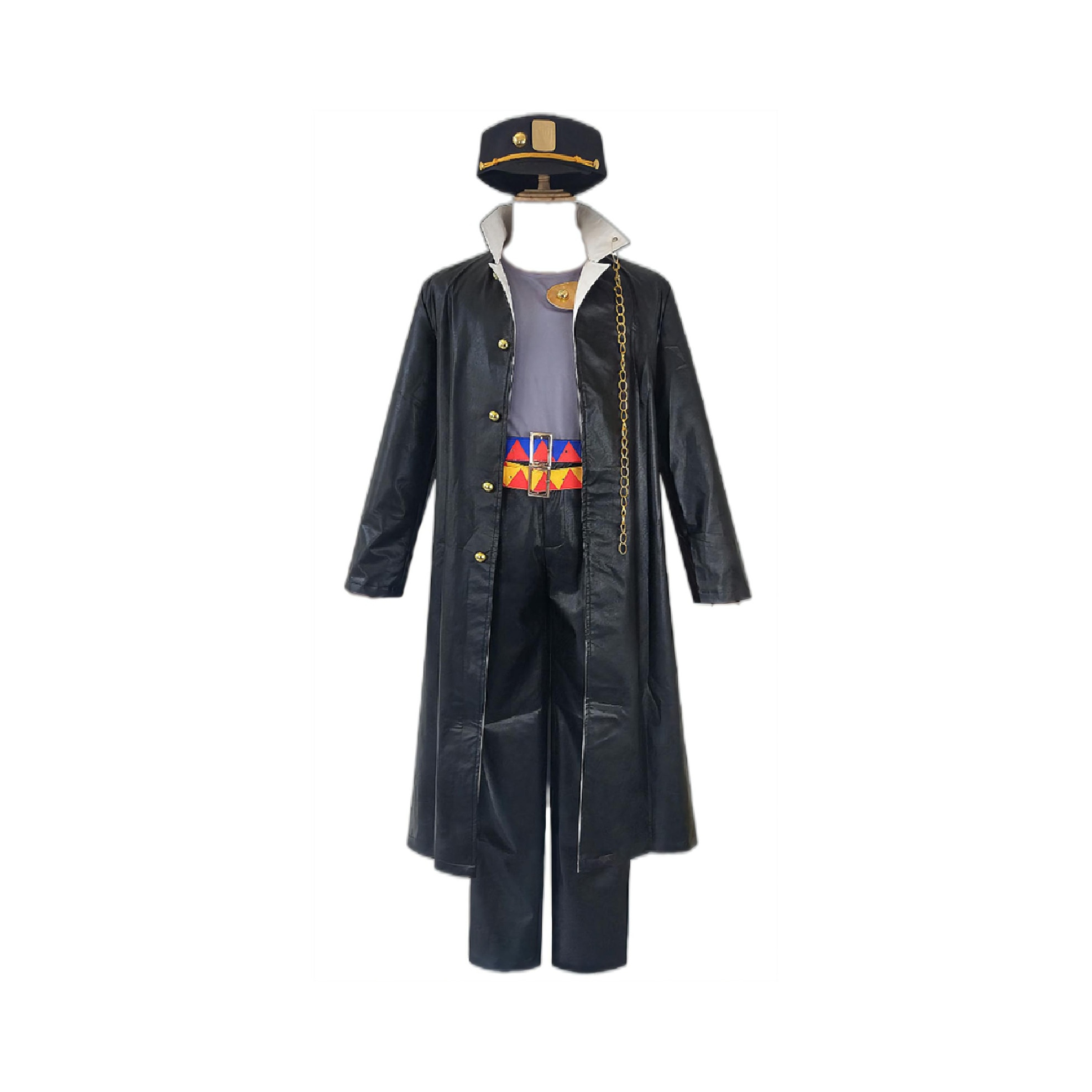 JoJo's Bizarre Adventure Kujo jotaro black Costume