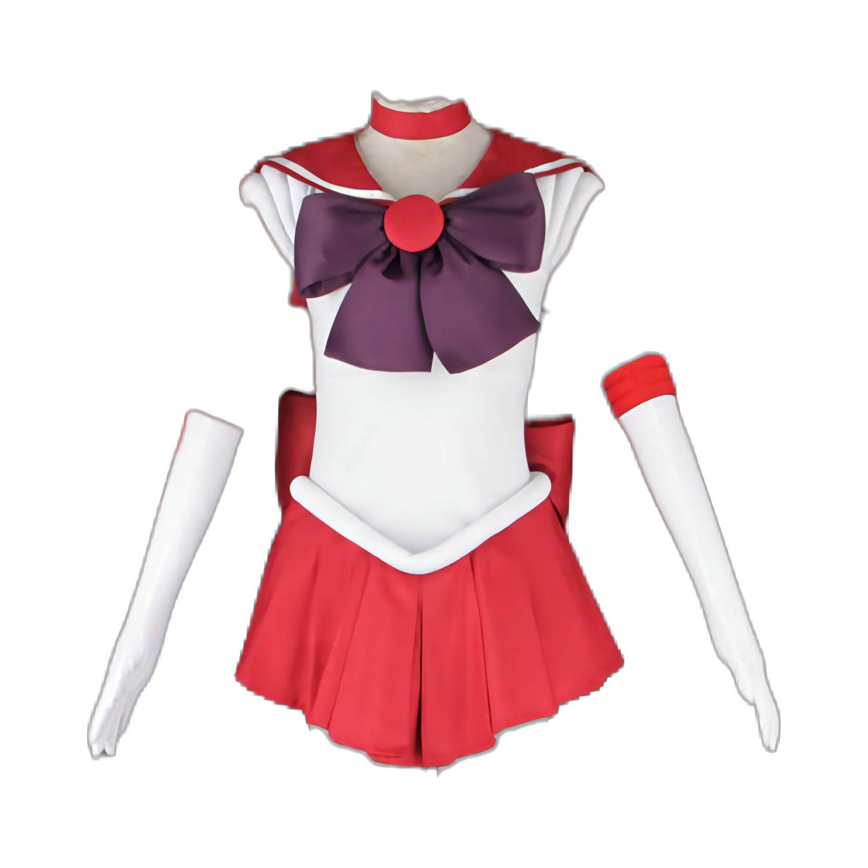 Pretty Guardian Sailor Moon Sailor Mars White Costume