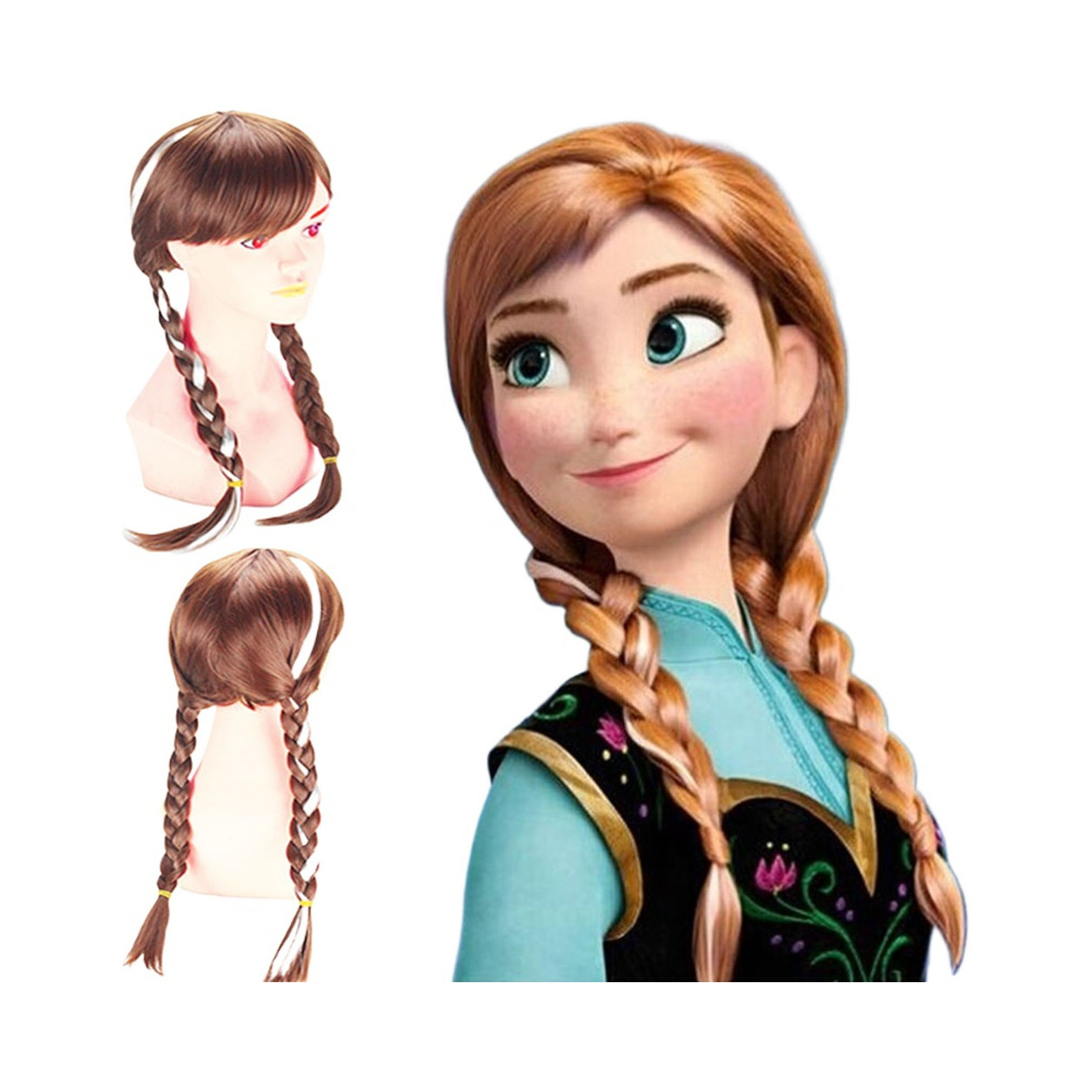 Frozen Princess Anna Wig