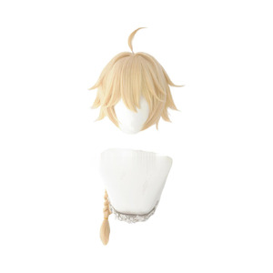 Genshin Impact Traveler Aether Lumine Wig